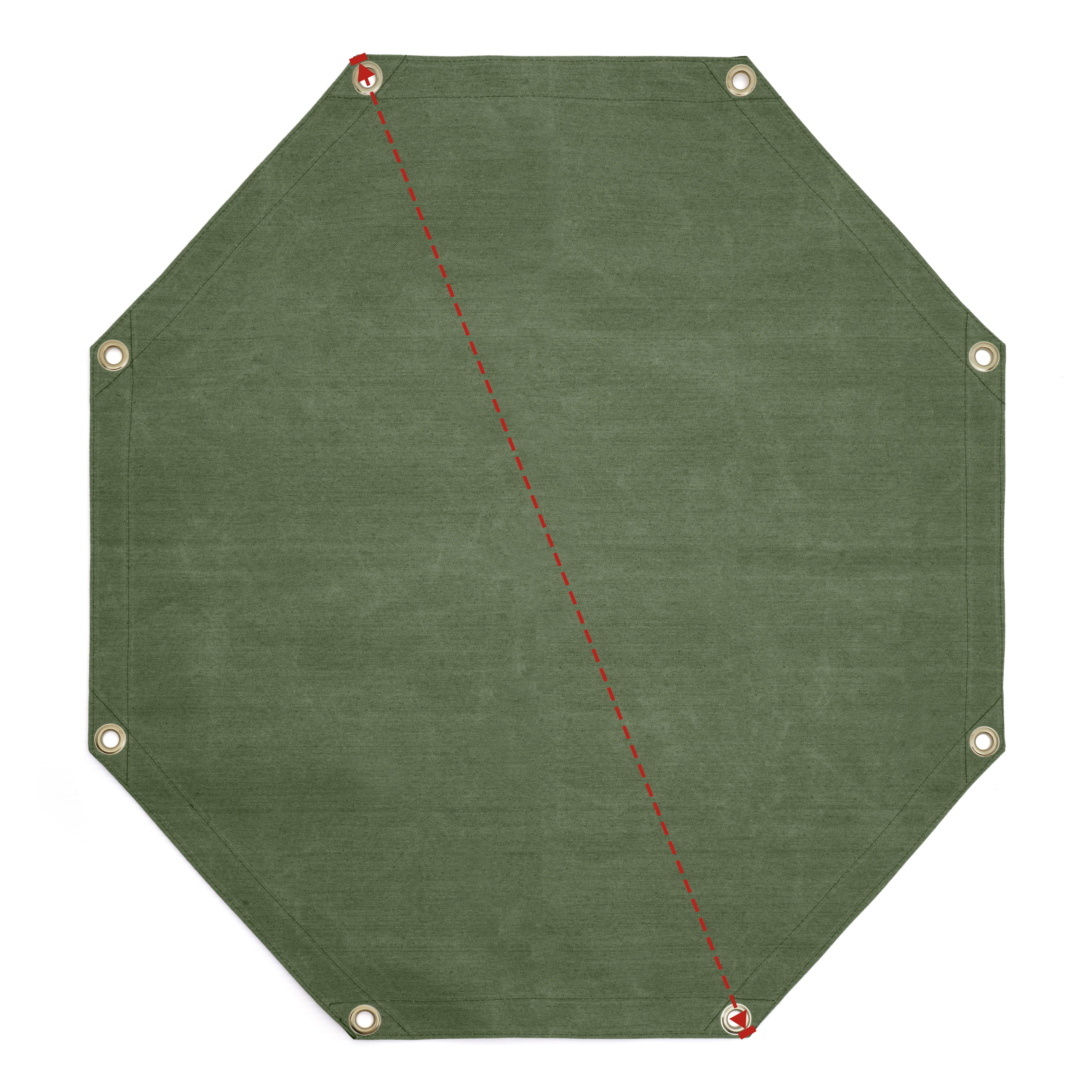 Water Resistant Canvas Tarp – Octagon