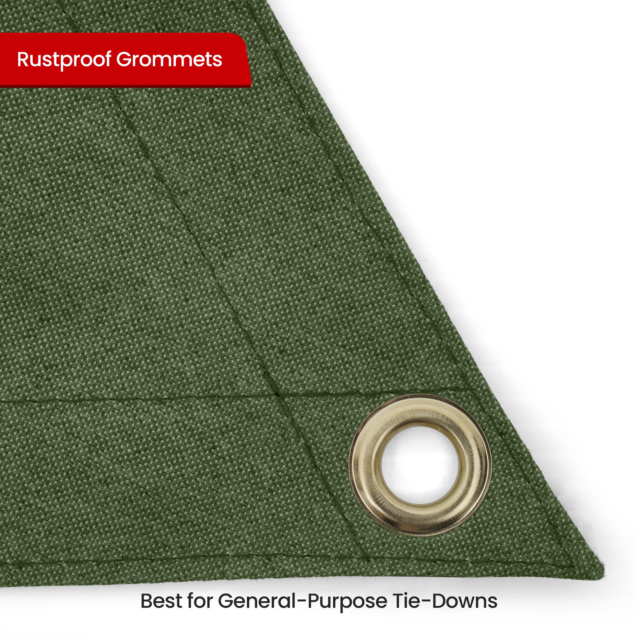 Water Resistant Canvas Tarp – Triangle