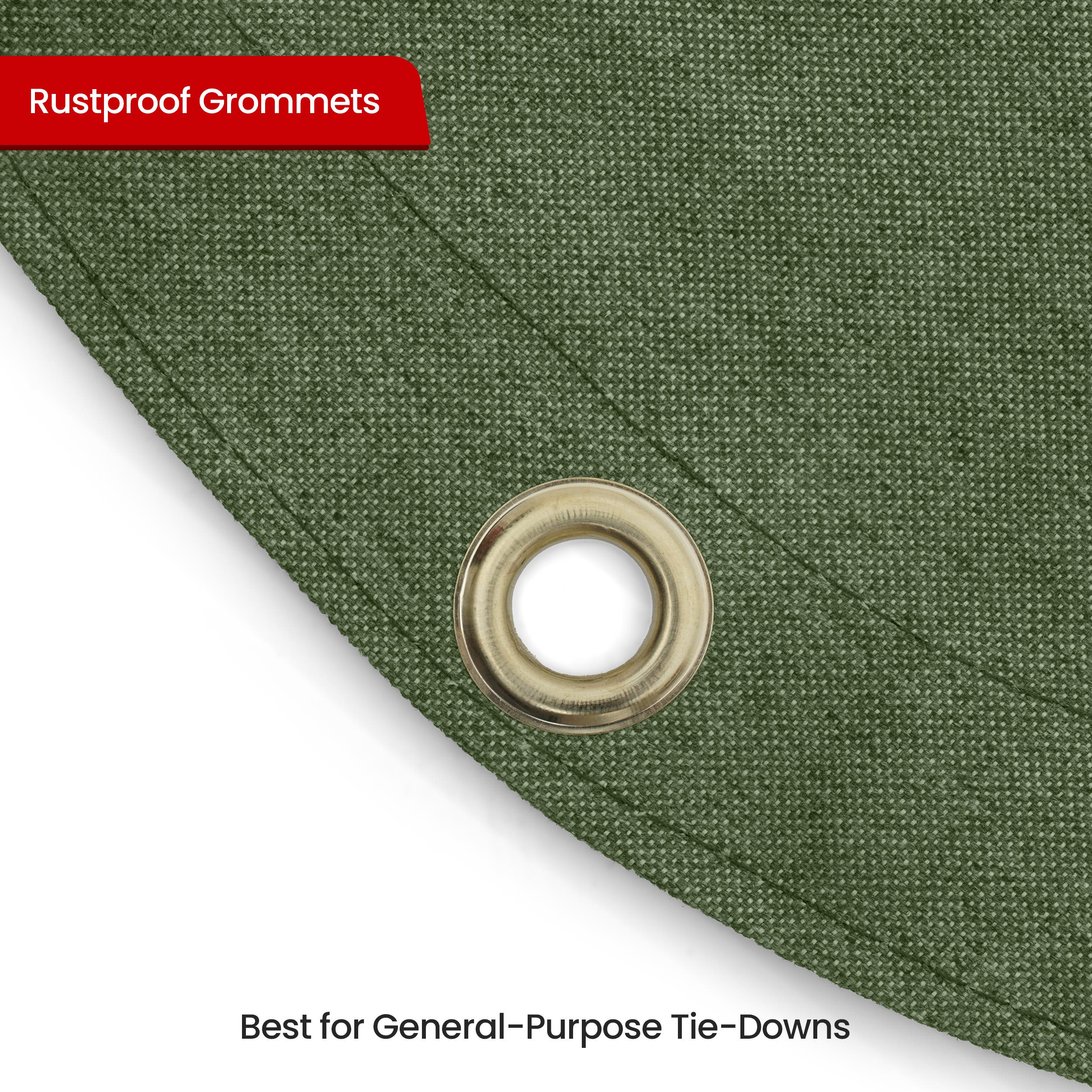 Water Resistant Canvas tarp – Oval