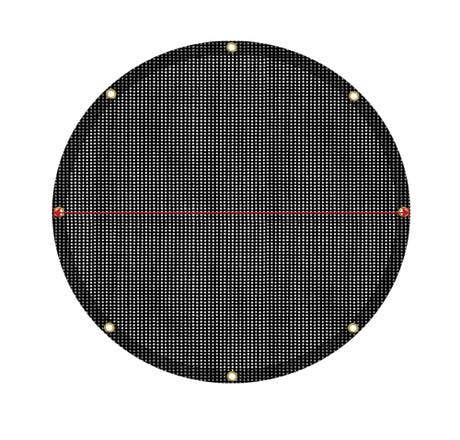 Custom Round Mesh Tarp - 50% Shade