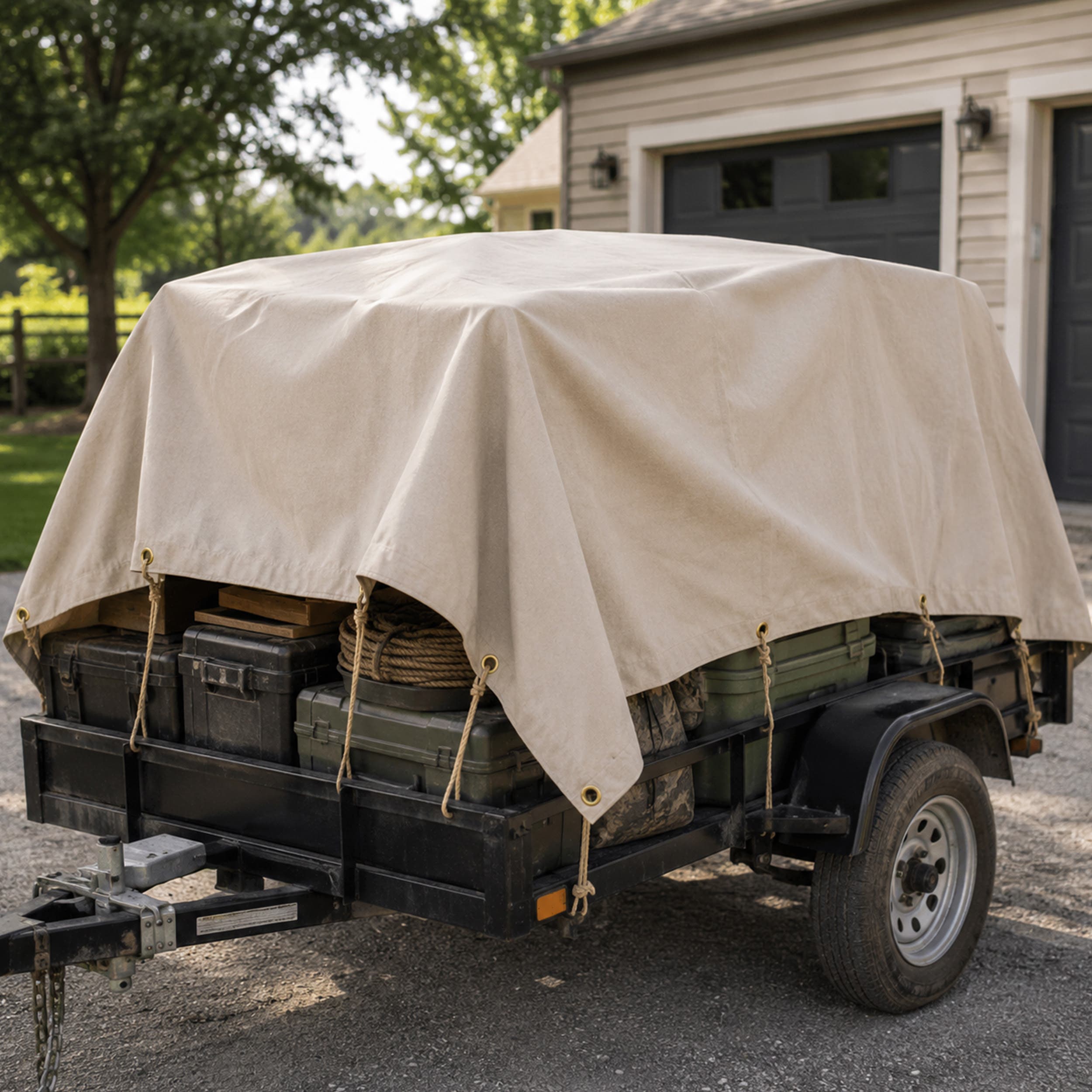 #8 Custom Duck Cotton Canvas Tarp