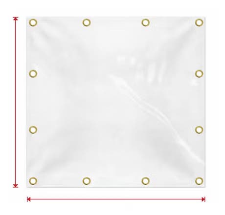 Custom Clear Vinyl Tarp
