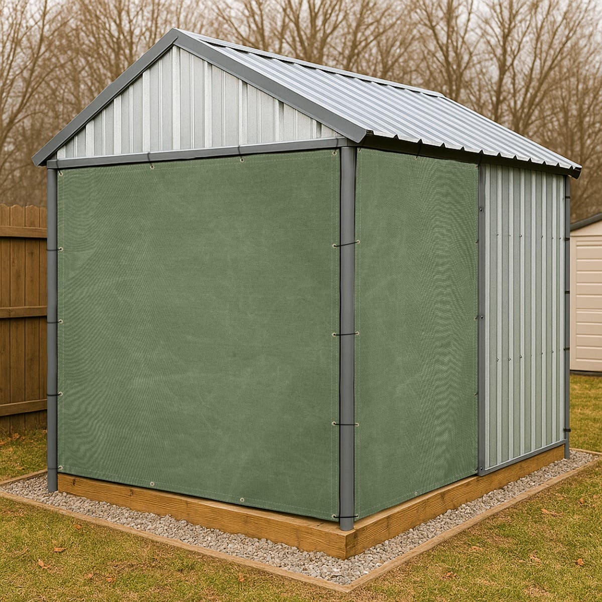faltbares zelt kaufen Partytent 3x3m – Waterdicht met Zijwanden – Opvouwbaar Tuinpaviljoen – BukkitBow Style_Classic Bell QUECHUA Multifunction Tarp Camping Colour:Dark Blue
