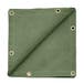 Water Resistant Canvas Tarp - Olive green
