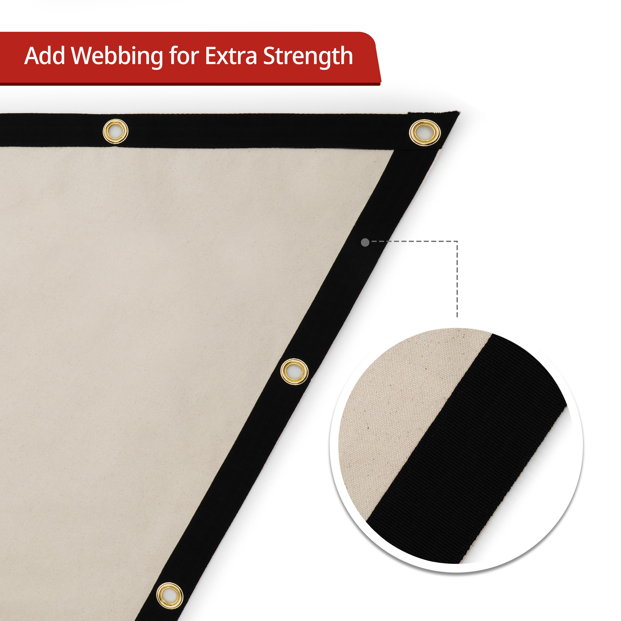 Custom Canvas Tarp - Triangle