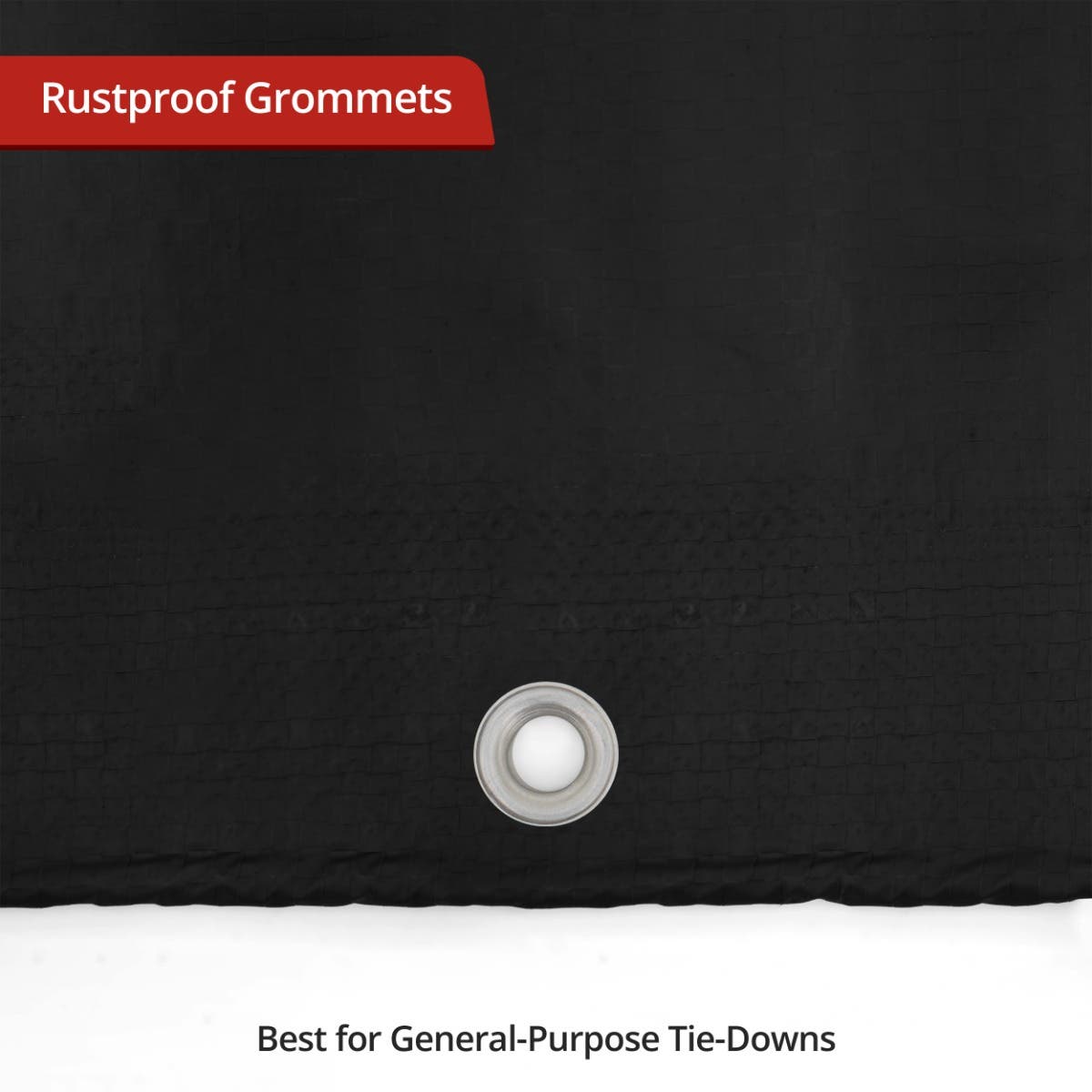 Custom Light Duty Poly Tarp - Black