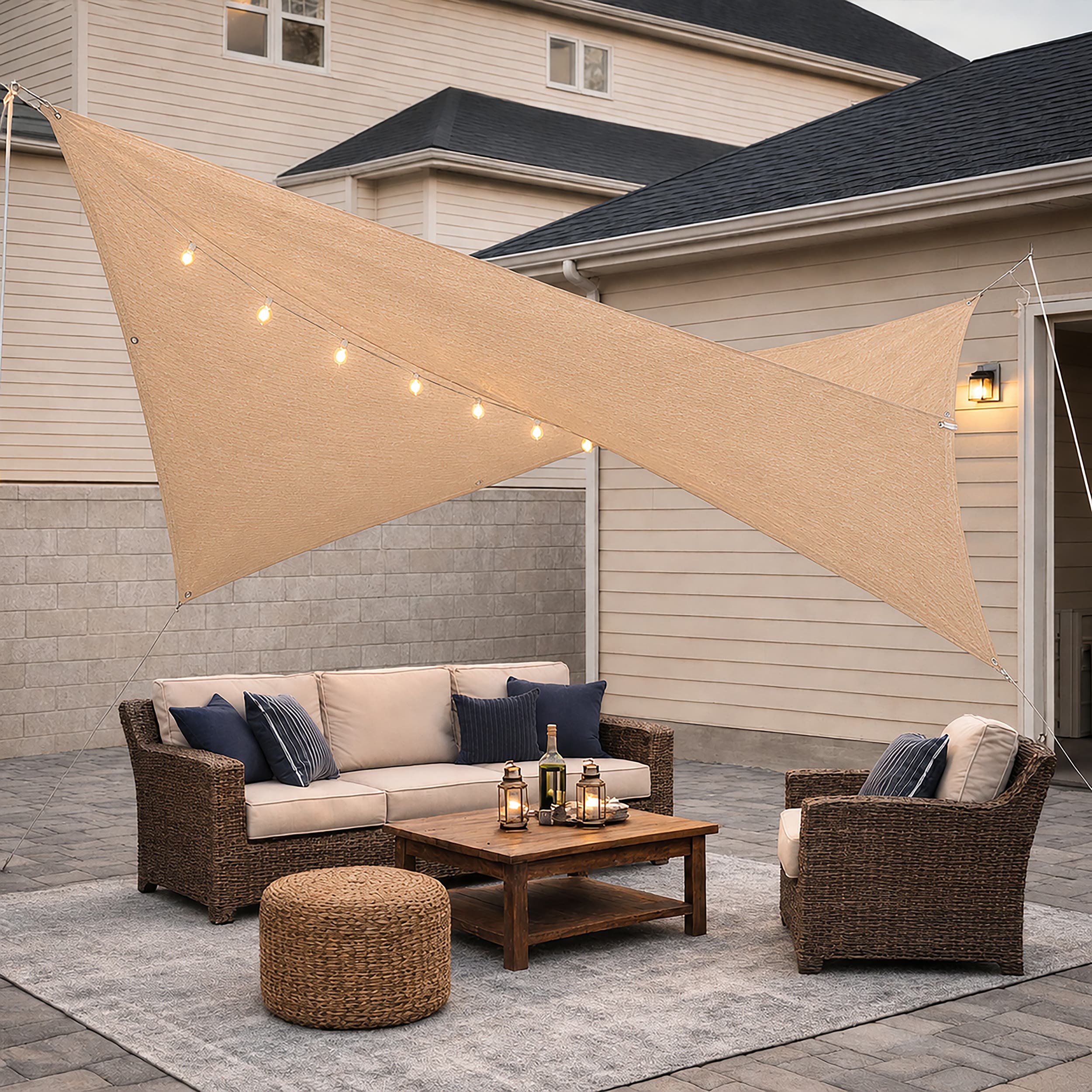 Custom Mesh Tarp - Triangle