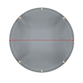 product photo of Custom Heavy Duty Vinyl Tarp -Round