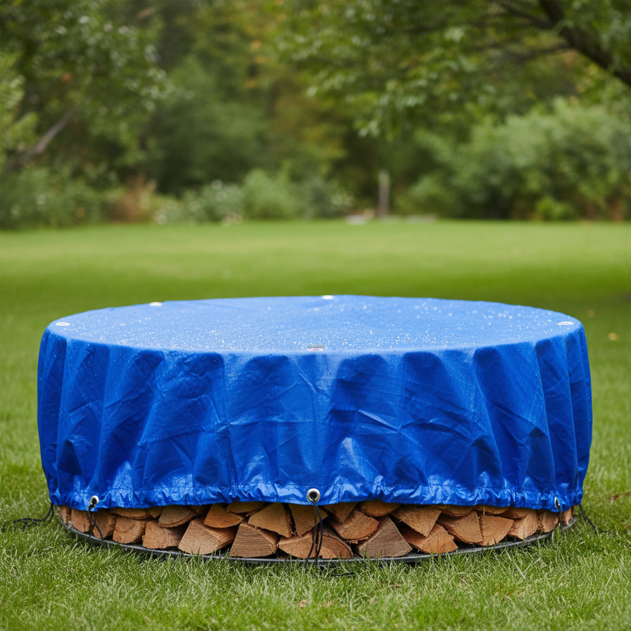 7 Oz Round Poly Tarp | Tarps&All