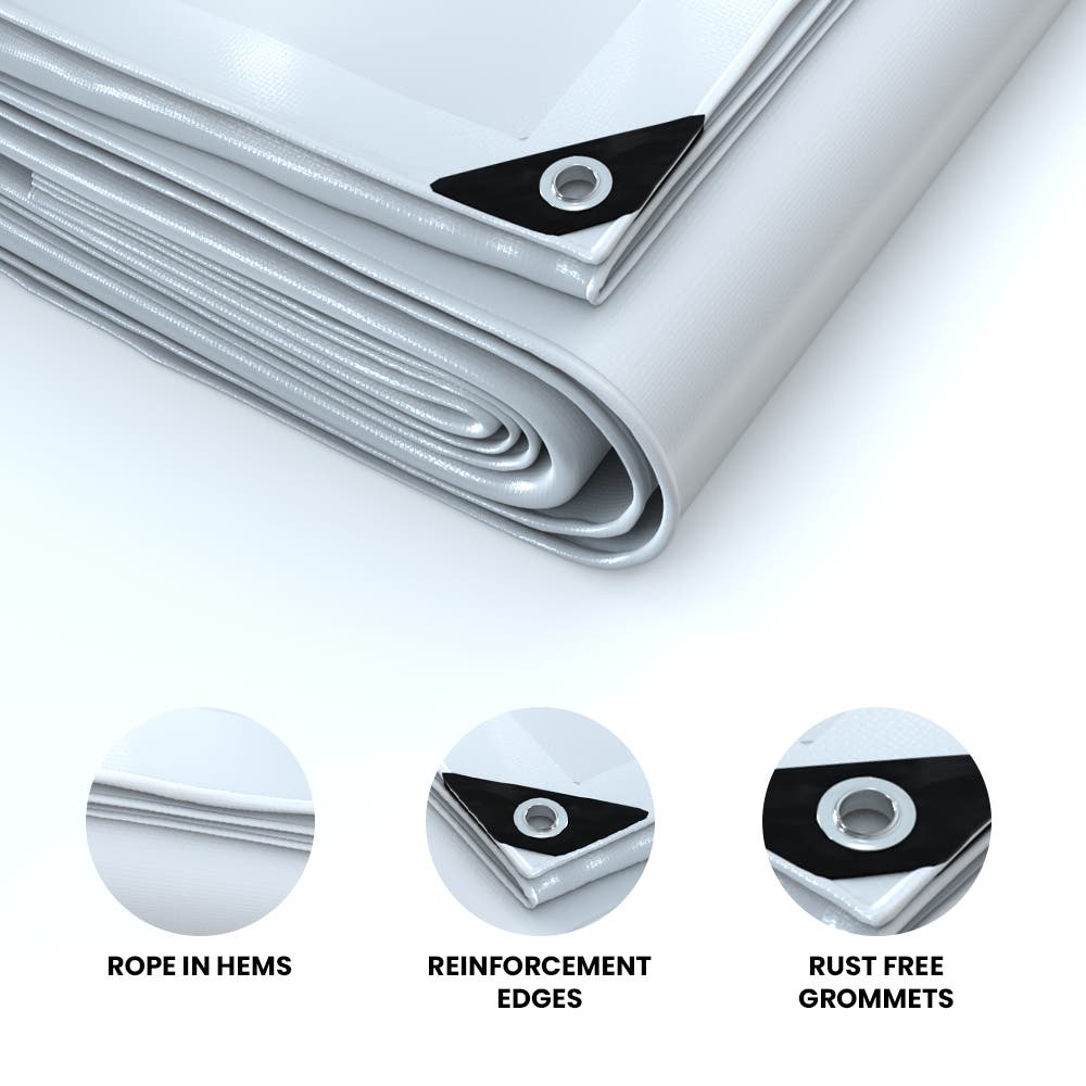 Medium Duty Poly Tarp, Size: 10' x 20'