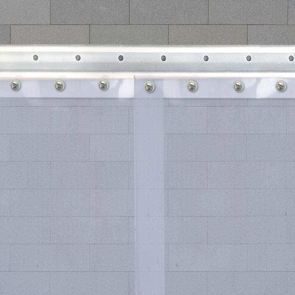 PVC Strip Door Curtain Kit - Vinyl Strip Door - Complete Kit - Plastic