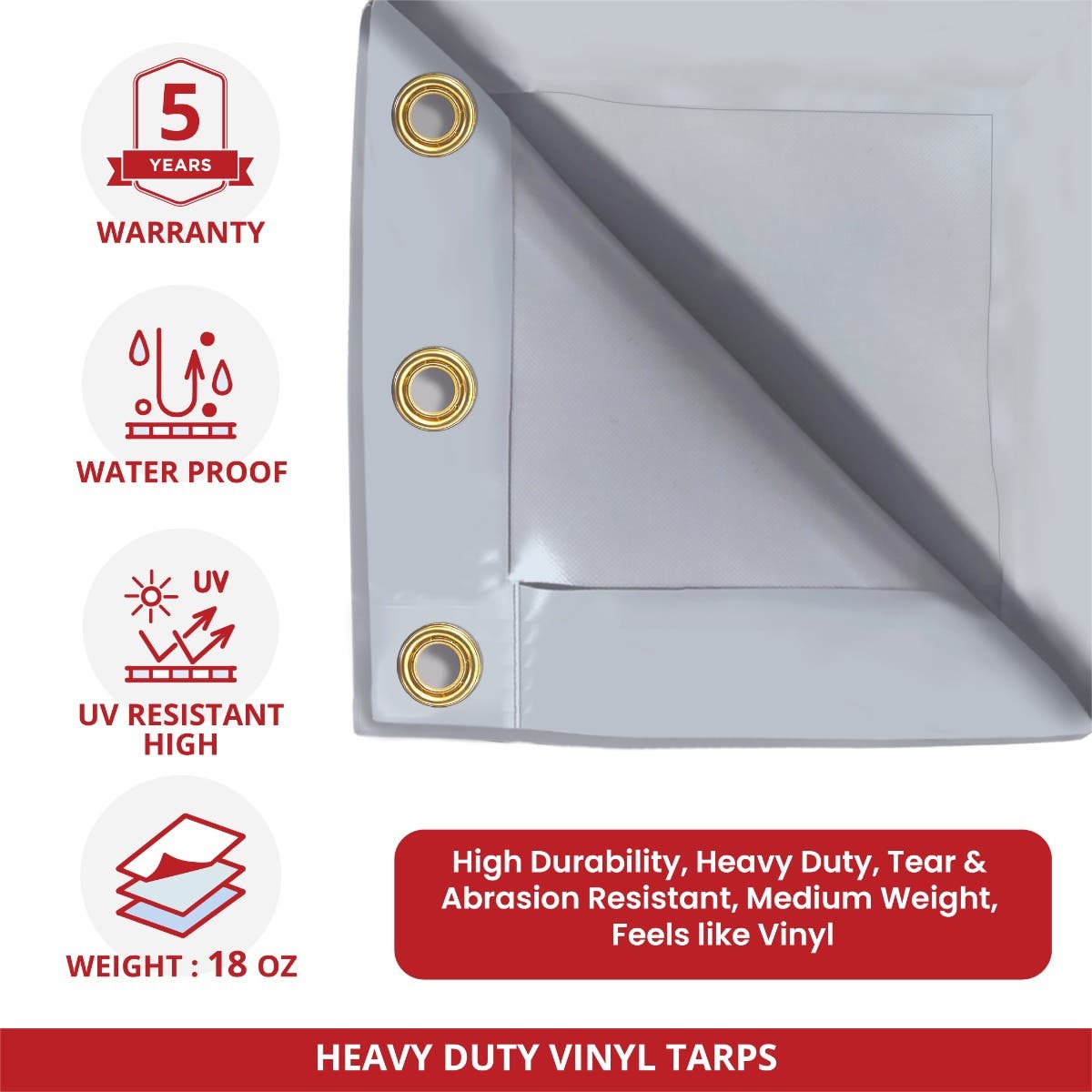 Baseball Weighted Mound Tarp - Round