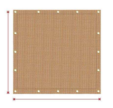 Knitted Mesh Tarp - 85% Shade