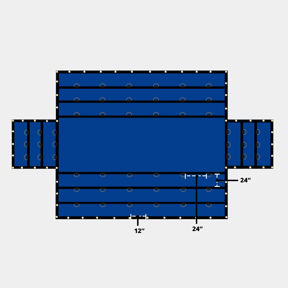 Lumber Tarp - Double Flap