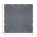 Custom Medium Duty Vinyl Tarp - Gray
