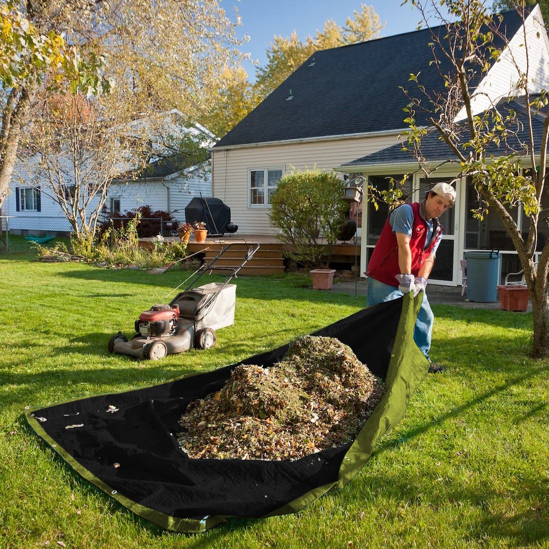 Medium Duty Poly Tarp, Size: 6' x 8'