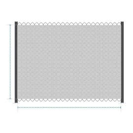 product photo of Black Privacy Fence Screen