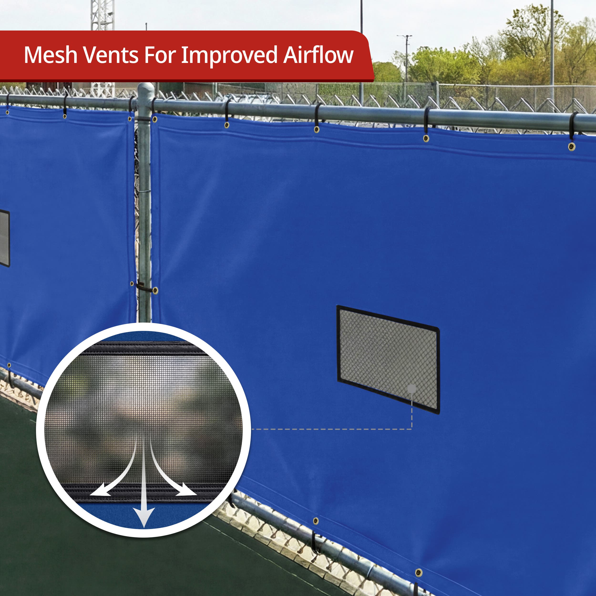 Permanent Fence Screen