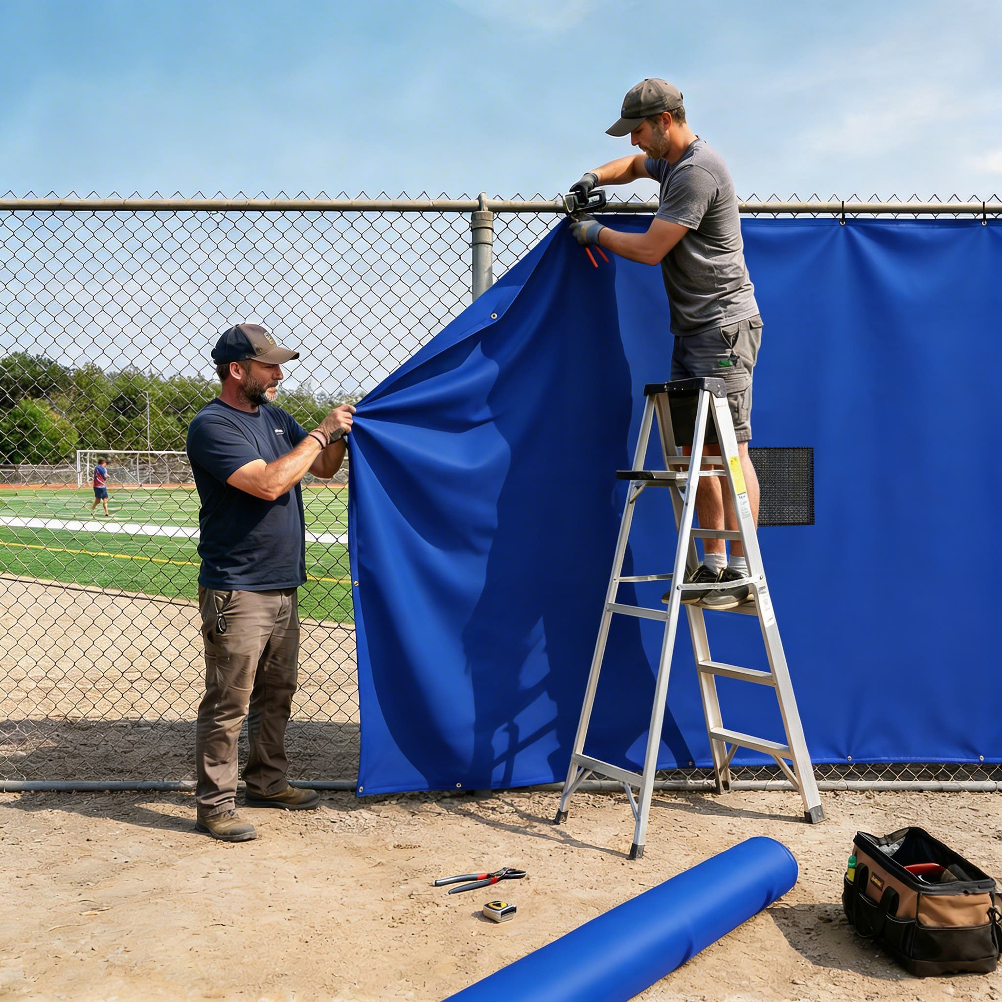 Permanent Fence Screen