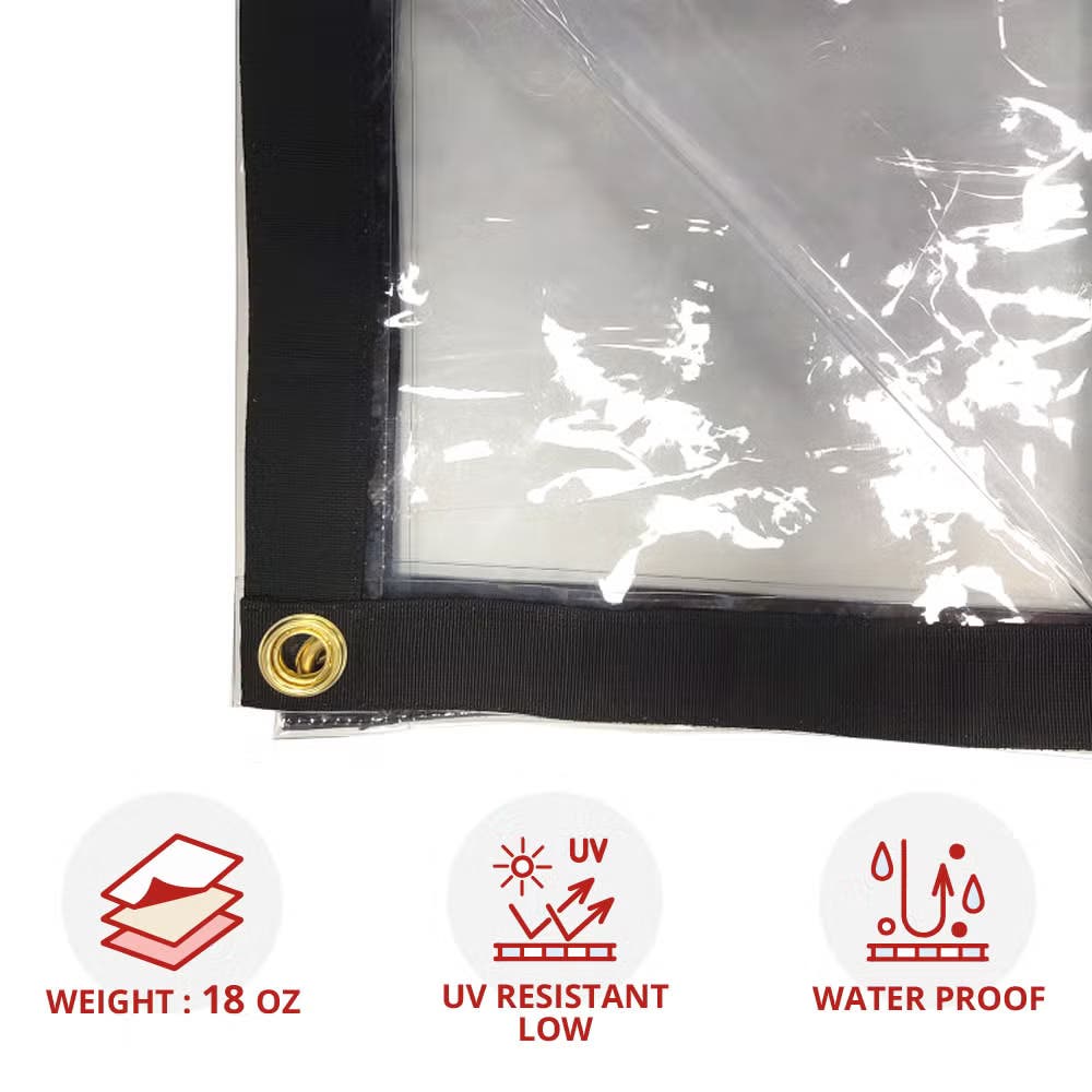 Clear Vinyl Tarp – Ships Free Today