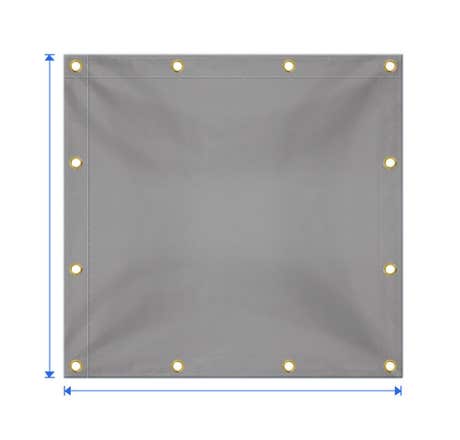 Custom Medium Duty Vinyl Tarp