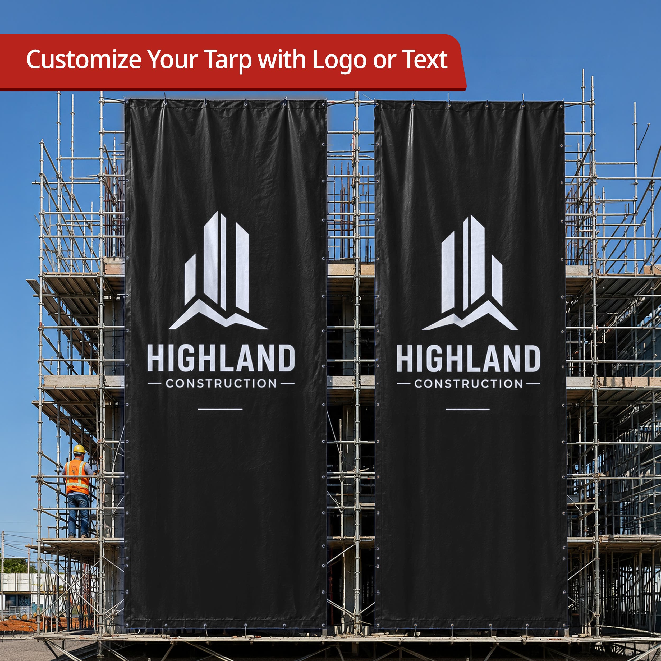 Custom Super Heavy Duty Vinyl Tarp