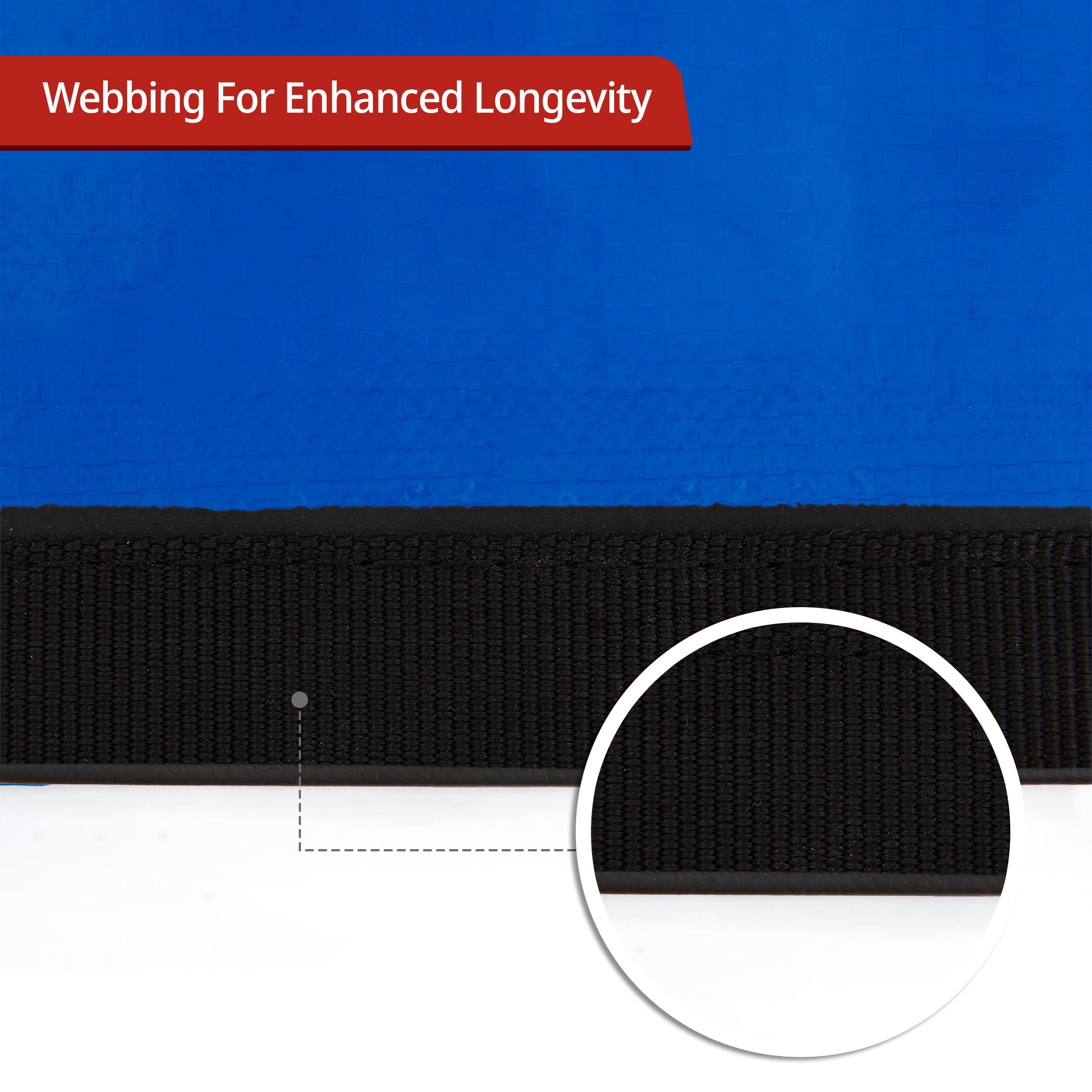 Custom Light Duty Poly Tarp - Blue