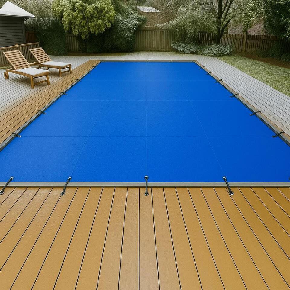 Custom Heavy Duty Vinyl Tarp - Blue