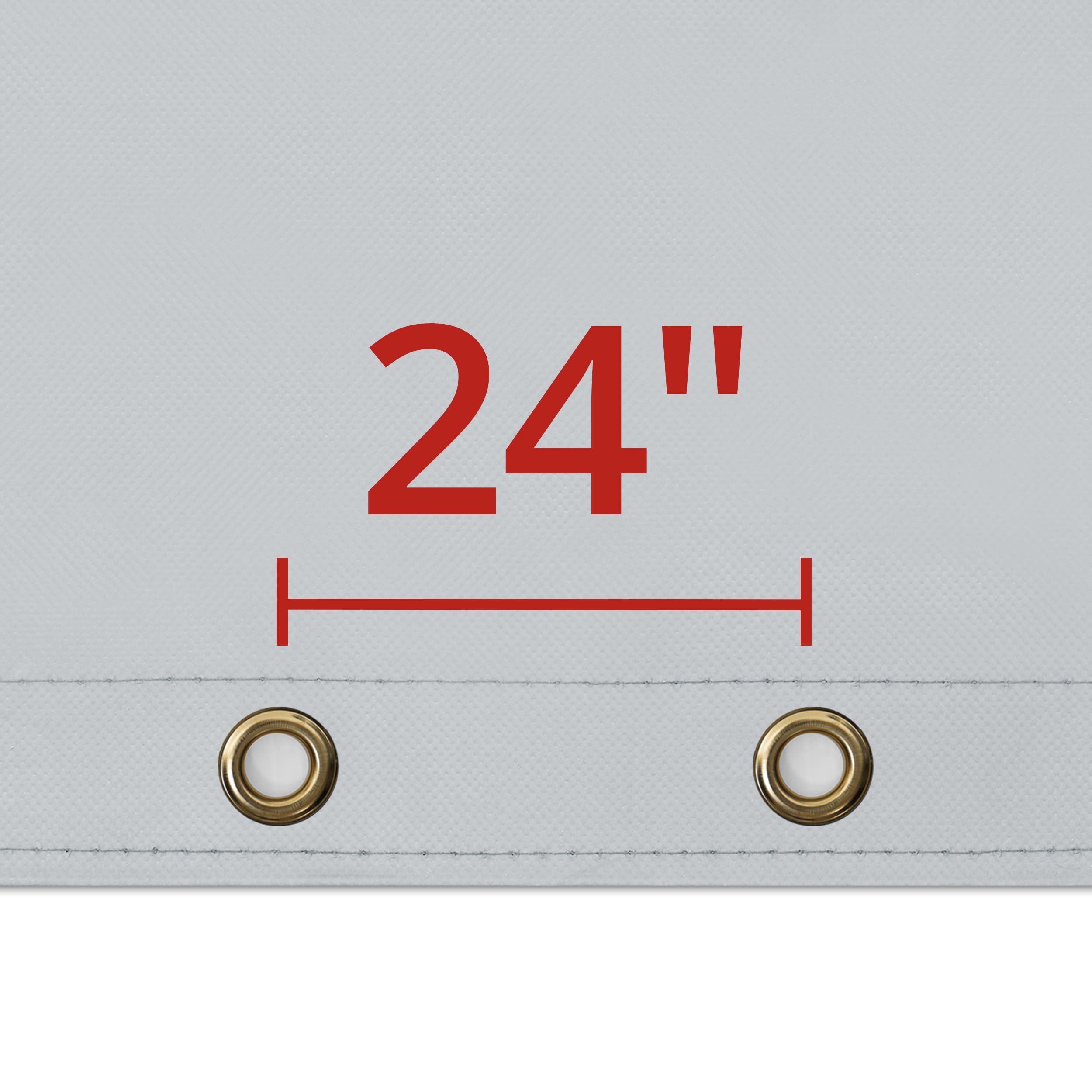 Grommets at 24"